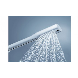 Grohe Ensemble de douche 1 jet avec support mural chromé Euphoria Cosmopolit Kobleo
