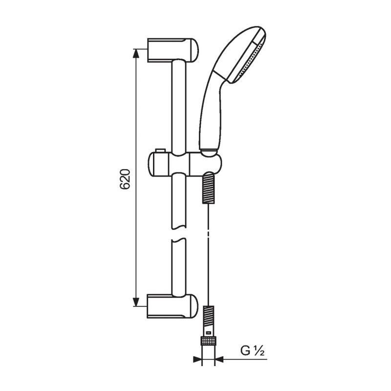 Grohe Ensemble de douche Tempesta 100 3 jets Kobleo Grohe Ensemble de douche Tempesta 100 3 jets Kobleo