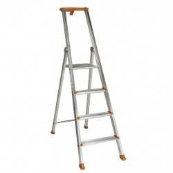 Centaure Escabeau aluminium professionnel 4 marches hauteur d'accès maxi 290 m  Kobleo