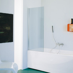 Samo Pare-bain 85-87cm Ht160cm profilé alu chromé brillant B1695ULUTR Kobleo