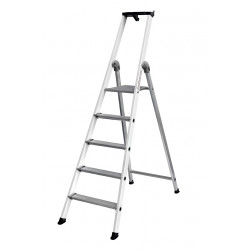 Centaure Escabeau aluminium laqué 5 marches serties hauteur d'accès maxi 310 m  Kobleo