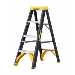 Centaure Escabeau en fibre de verre 3+1 marches hauteur d'accès 230 m Swing Pro Kobleo