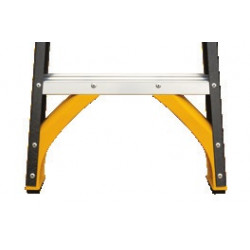 Centaure Escabeau en fibre de verre 3+1 marches hauteur d'accès 230 m Swing Pro Kobleo