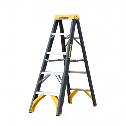 Centaure Escabeau en fibre de verre 4+1 marches hauteur d'accès 255 m Swing Pro Kobleo Centaure Escabeau en fibre de verre 4+1 marches hauteur d'accès 255 m Swing Pro Kobleo