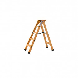 Centaure Escabeau Lyonnais bois 4 marches tablette Kobleo