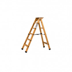 Centaure Escabeau Lyonnais bois 5 marches tablette Kobleo