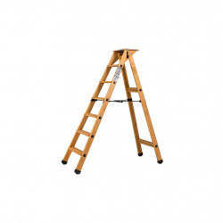 Centaure Escabeau Lyonnais bois 6 marches tablette Kobleo