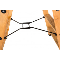 Centaure Escabeau double accès bois 2x5 marches tablette Kobleo Centaure Escabeau double accès bois 2x5 marches tablette Kobleo