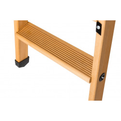 Centaure Escabeau double accès bois 2x6 marches tablette Kobleo Centaure Escabeau double accès bois 2x6 marches tablette Kobleo