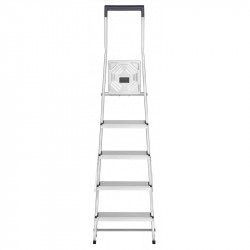 Hailo Escabeau bricoleur 5 marches alu Ht d'accès 310 cm L40 Hailo Kobleo