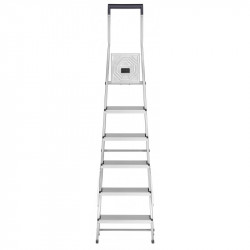 Hailo Escabeau bricoleur 6 marches alu Ht d'accès 330 cm L40 Hailo Kobleo