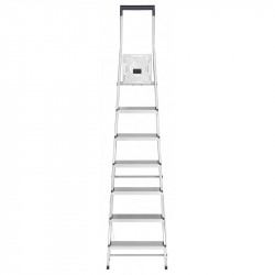 Hailo Escabeau bricoleur 7 marches alu Ht d'accès 350 cm L40 Hailo Kobleo