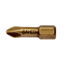 Bahco Embout diamant 1/4 pour vis Pozidriv PZ3 25 mm, 2 pièces 63D/PZ3-2P Kobleo