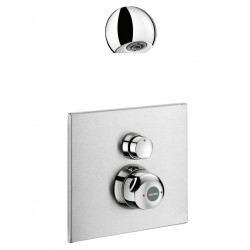 Delabie Ensemble douche SECURITHERM thermostatique temporisé encastré ~30 sec  Kobleo