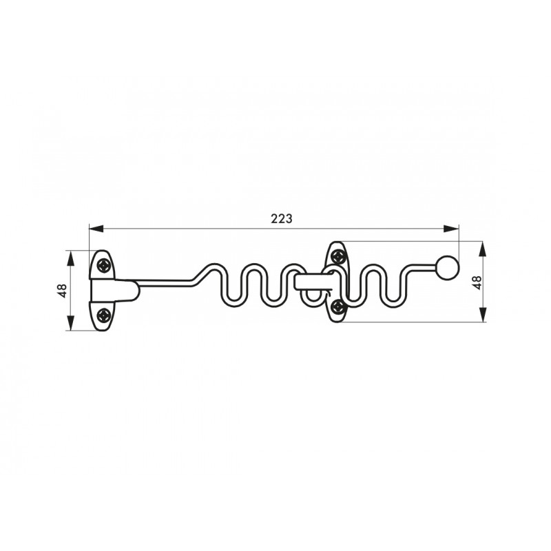 Thirard Entrebailleur de fenêtre à 1 ou 2 vantaux 223 x 48 mm laqué blanc 9014 Thirard Kobleo Thirard Entrebailleur de fenêtre à 1 ou 2 vantaux 223 x 48 mm laqué blanc 9014 Thirard Kobleo
