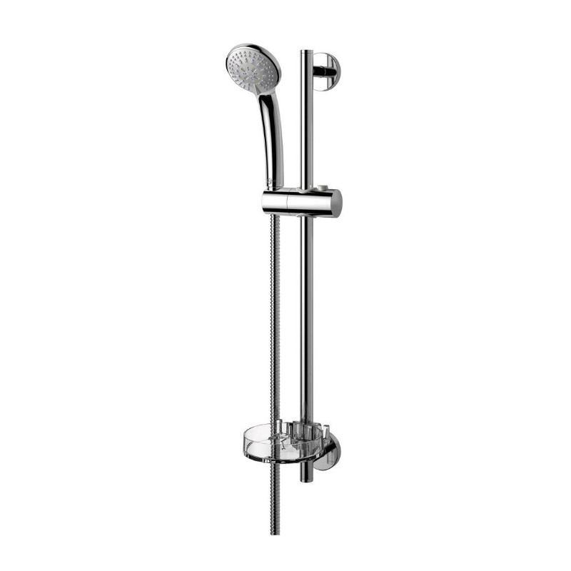 Ideal standard Ensemble douche chromé Idealrain barre 60cm douchette 3 jets porte-sav Kobleo