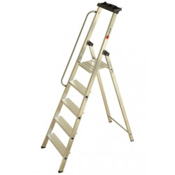 Escalux Escabeau 5 marches Escalux ESCANORM PLUS aluminium Kobleo