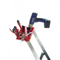 Escalux Escabeau 8 marches Escalux PROLUX PLUS pro aluminium hauteur 3,66m Kobleo