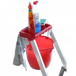 Escalux Escabeau 8 marches Escalux PROLUX PLUS pro aluminium hauteur 3,66m Kobleo