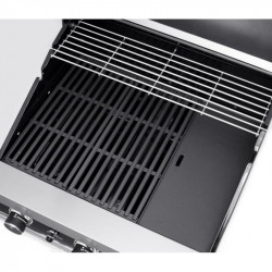 Grandhall Barbecue encastrable gaz Premium GT3 12.6 kW 60x44cm Grandhall Kobleo