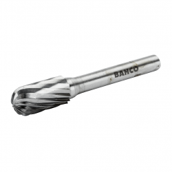 Bahco Fraise lime cylindrique à bout rond 3 x 13 mm coupe moyenne en X 3 mm  Kobleo