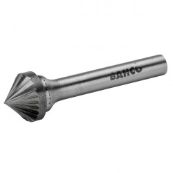 Bahco Fraise lime tête conique 16x12mm coupe moyenne 27 dents au pouce 8mm K Kobleo