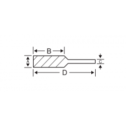 Bahco Fraise lime conique à bout rond 12 x 30 mm coupe AL, 6 dents L1230AL06 Bahco Kobleo Bahco Fraise lime conique à bout rond 12 x 30 mm coupe AL, 6 dents L1230AL06 Bahco Kobleo