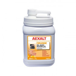 Aexalt Gel mains microbilles spécial fortes salissures 1 L ORANGE Kobleo