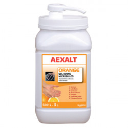 Aexalt Gel mains microbilles spécial fortes salissures 3 L ORANGE Kobleo