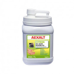 Aexalt Gel mains microbilles sans solvant 1 L CITRON Kobleo