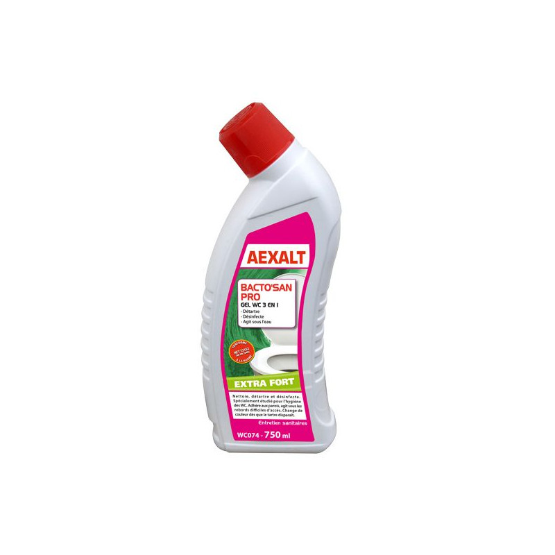 Aexalt Gel nettoyant détartrant désodorisant et désinfectant 750 ml BACTO SAN Kobleo
