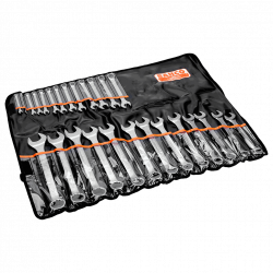 Bahco Jeu de 26 clés mixtes plates métriques 6 32 mm en pochette 111M/26T Kobleo