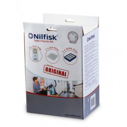 Nilfisk Kit Starter Select 8 sacs 2 pré-filtre 1 HEPA Filtre Kobleo