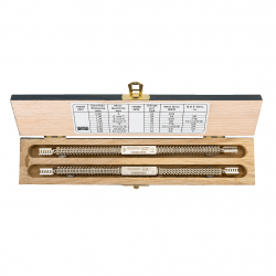 Bahco Jeu de 2 limes à fileter dans un coffret en bois 1450D/2 Bahco Kobleo