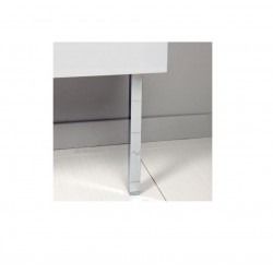 Allibert Jeu de 2 pieds métal chromé réglables H 378 mm Kobleo