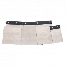 Bahco Jeu de grattoirs pour carroserie 4 pièces 22209004B Kobleo