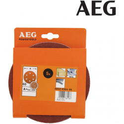 AEG Kit de 5 disques abrasifs Diam 150 mm grain 60 4932430455 AEG Kobleo
