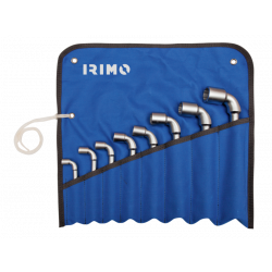 Irimo Jeu de 8 clés à pipe débouchées en pochette 8 à 22 mm 52-8-W Kobleo