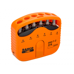 Bahco Jeu de 7 pièces d'embouts 1/4 pour vis Phillips/TORX 59S/7-2 Bahco Kobleo