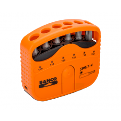 Bahco Jeu de 7 pièces d'embouts 1/4 pour vis TORX 59S/7-4 Bahco Kobleo