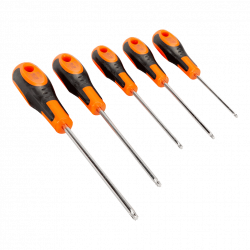 Bahco Jeu de 5 tounevis TORX avec poignée en caoutchouc 612-5 Bahco Kobleo Bahco Jeu de 5 tounevis TORX avec poignée en caoutchouc 612-5 Bahco Kobleo