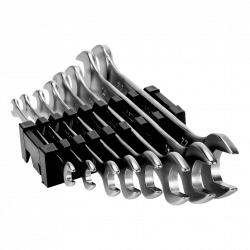 Bahco Jeu de 8 clés à fourche double sur clip en plastique 6M/8C Kobleo