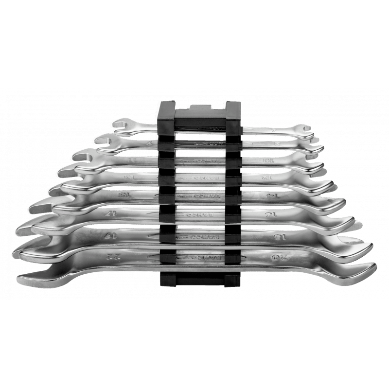 Bahco Jeu de 8 clés à fourche double sur clip en plastique 6M/8C Kobleo Bahco Jeu de 8 clés à fourche double sur clip en plastique 6M/8C Kobleo
