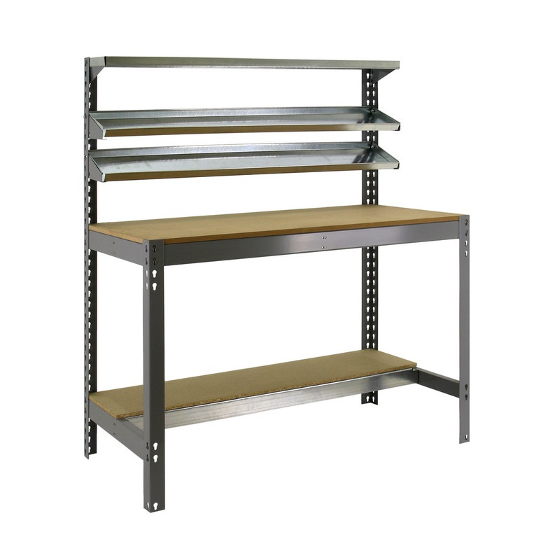 Simon Rack Kit Etabli 1440x1200x600mm Charge 600Kg SIMONWORK BT-1 1200 GRIS FONCE Kobleo