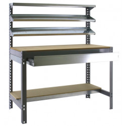 Simon Rack Kit Etabli 1440x1200x600mm Charge 600Kg SIMONWORK BT-1 BOX 1200 GRIS F Kobleo Simon Rack Kit Etabli 1440x1200x600mm Charge 600Kg SIMONWORK BT-1 BOX 1200 GRIS F Kobleo