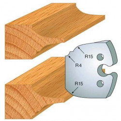 Leman Jeu de 2 fers profilés acier Ht.50 mm N°252 Leman Kobleo