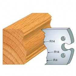 Leman Jeu de 2 fers profilés acier Ht.50 mm N°255 Leman Kobleo