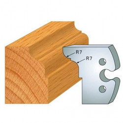 Leman Jeu de 2 fers profilés acier Ht.50 mm N°273 Leman Kobleo