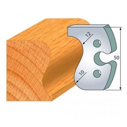 Leman Jeu de 2 fers profilés acier Ht.50 mm N°286 Leman Kobleo