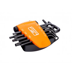 Bahco Jeu de 8 clés mâles longues Torx Plus T9-T40 finition phosphatée BE-76 Bahco Kobleo